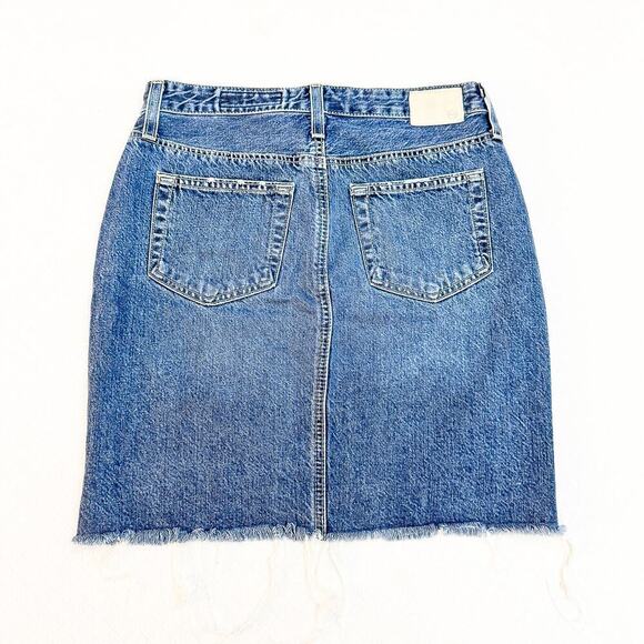 AG Adriano Goldschmeid The Erin Pencil Skirt Denim Jeans Size 26 - Picture 4 of 5